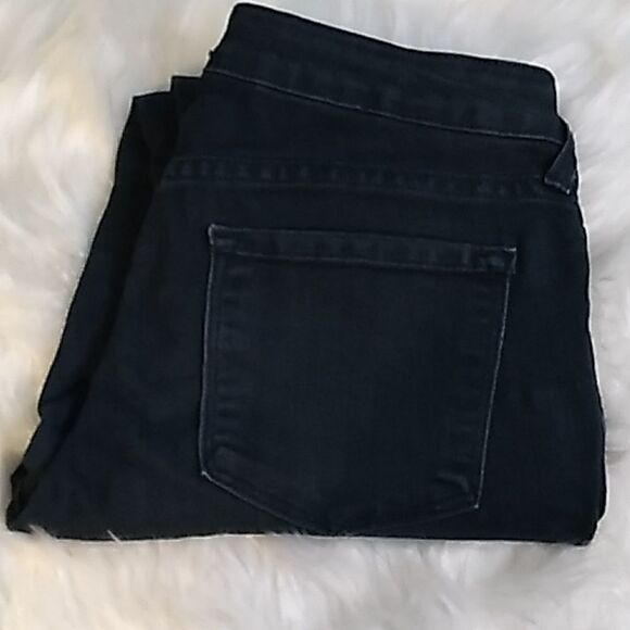 Just Black Denim - Just Black zip leg skinny black denim jeans